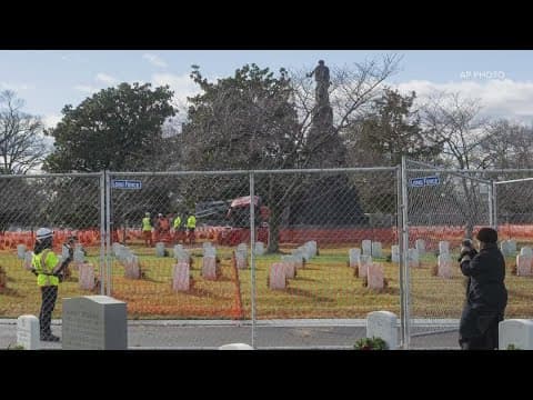 Court hearing held to decide what happens to confederate statue at Arlington Cemetery