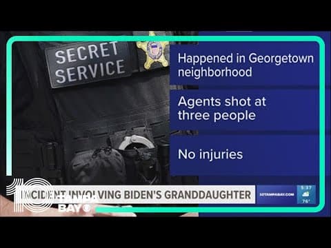 Secret Service agents protecting Biden's granddaughter open fire when 3 people try to break into SUV
