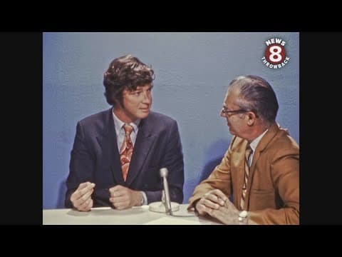 Michael Crichton talks best-selling book 'The Andromeda Strain' in 1970 interview