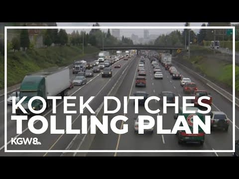 Kotek calls for cancellation of Portland-area freeway toll plan