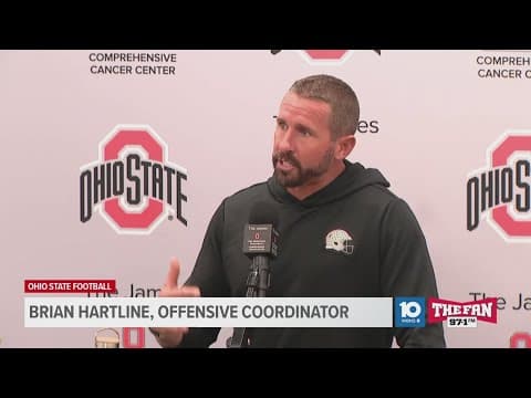 Ohio State press conference | Brian Hartline discusses Buckeyes' improvement on offense