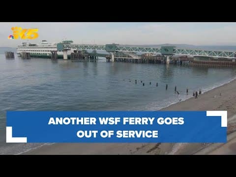 One-third of ferry fleet now out of service