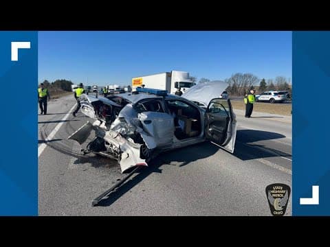 Trooper suffers serious injuries after being struck by vehicle on I-71 in southern Franklin County
