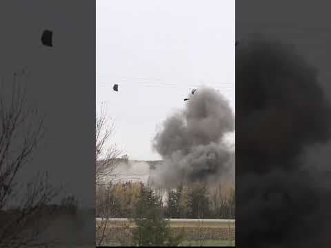 #WATCH: Xcel Energy implodes Granite Falls, #Minnesota coal plant