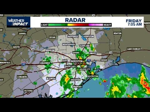 Live radar Showers popping up around the Houston area