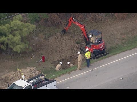 Gas line break leads to shelter-in-place for neighborhoods in Atascocita