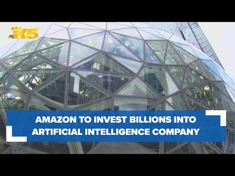 Amazon to become part-owner of an A.I. company