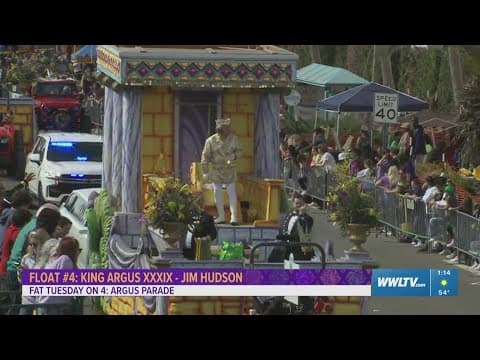 King Argus XXXIX Jim Hudson rolls in Metairie