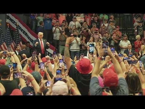 Kamala Harris emphasizes abortion access in first camping rally