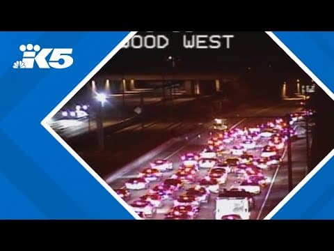 Fatal crash blocks all westbound lanes of I-90 near Mercer Island tunnel