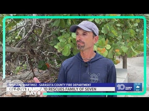 'Selfless and brave': Off-duty lifeguard saves 7 people caught in rip current in Sarasota County