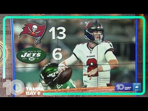Mayfield sits while Trask plays in Bucs' 13-6 preseason win over Jets