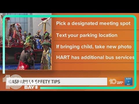 Safety tips for Gasparilla