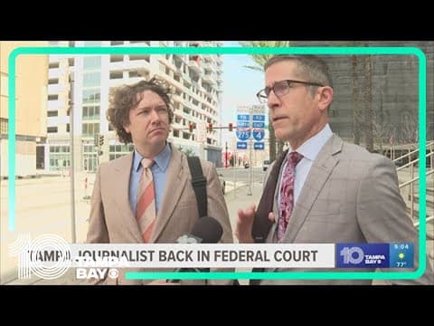 Tampa journalist charged over Fox News leak appears back in court