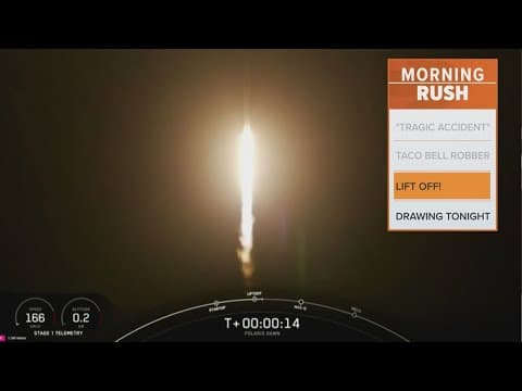 SpaceX crew takes off for the first commercial spacewalk