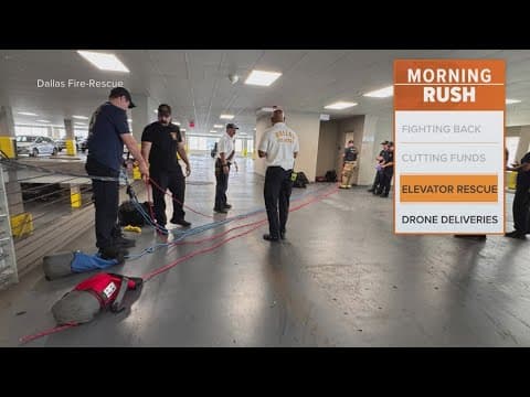 Dallas Fire Rescue saved man stuck in an elevator
