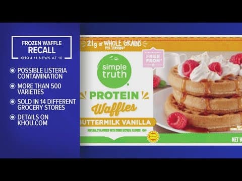 Recall issued on frozen waffles commonly sold at major retailers