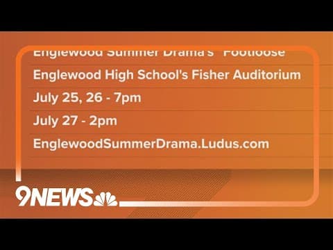 Englewood Summer Drama performing 'Footloose'