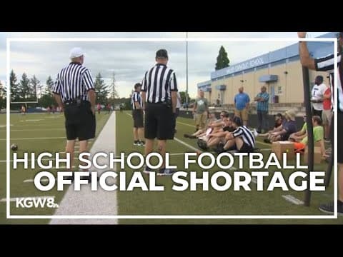 Oregon looks to train, hire more high school football officials as it deals with continued shortage