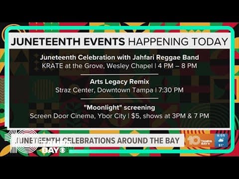 Juneteenth events happening around the Tampa Bay area