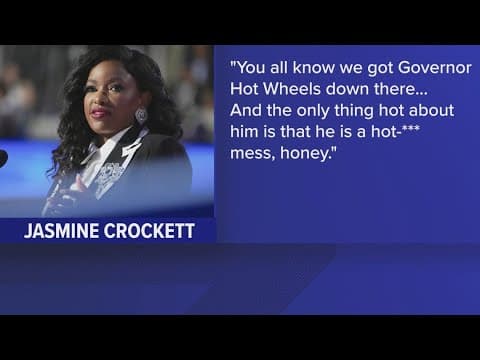 Texas Rep. Jasmine Crockett mocks Greg Abbott, who uses a wheelchair, as ‘Gov. Hot Wheels’