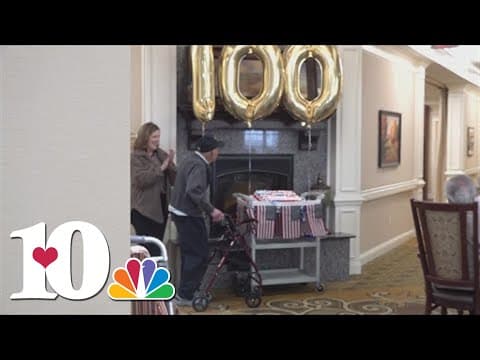 World War II veteran celebrates 100th birthday