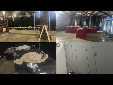 Cold concerns about temperature in state temporary shelter for unhoused in New Orleans