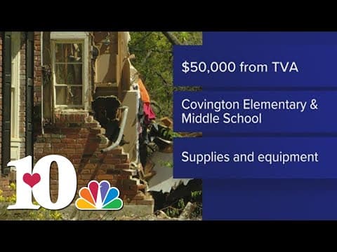 TVA donates $50,000 to schools hit by tornadoes