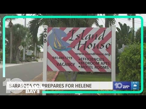Sarasota County prepares for Hurricane Helene