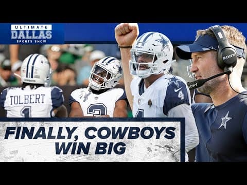 Dak stays hot, Cowboys dominate Jets on the road | Ultimate Dallas Sports Show