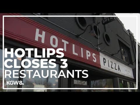 Portland pizza chain Hot Lips to shut down three of five locations