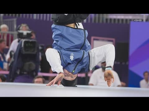 Breaking or break dancing competition underway at Paris Olympics