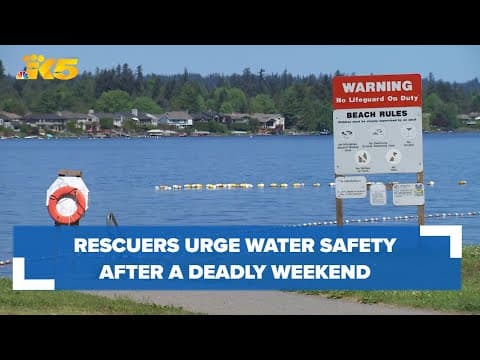 Rescuers urge water safety as hot temperatures, cold water create dangerous combination