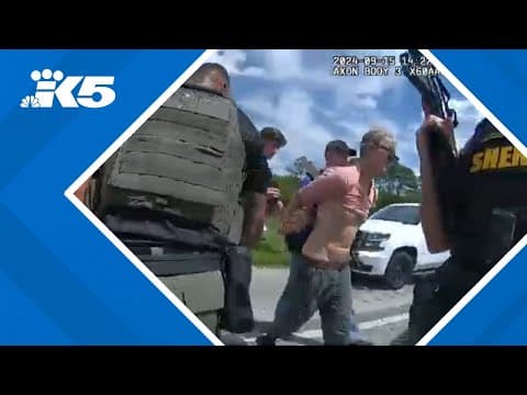 RAW: Bodycam footage shows arrest of alleged Trump gunman