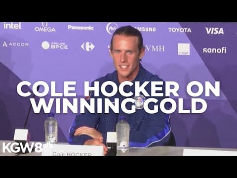 Cole Hocker reflects on gold medal win in men's 1,500-meter final