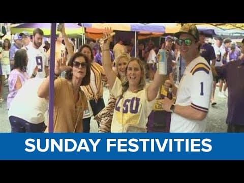 Festive Sunday for New Orleans with Decadence Fest and LSU season opener