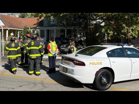 Man killed after car crashes into tree, catches fire on Indy's east side