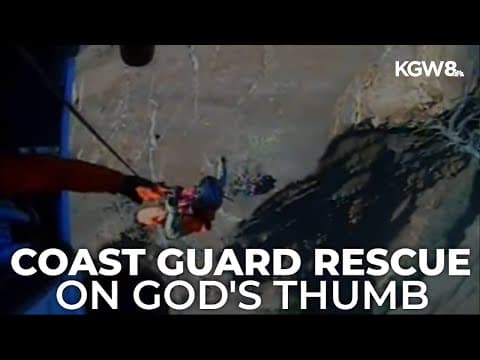 U.S. Coast Guard rescues two teens stranded on God’s Thumb cliff in Lincoln City