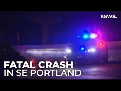 Man dies after crash in Southeast Portland