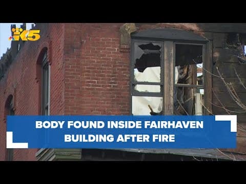 Searchers find body in Fairhaven Terminal Building after fire