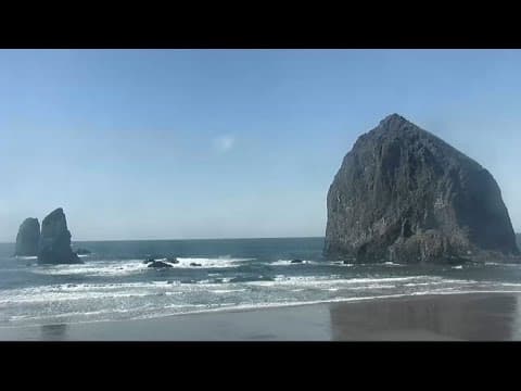 Live look: Cannon Beach, Oregon