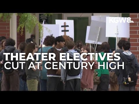 Century High students hold walkout as school plans to axe theater program