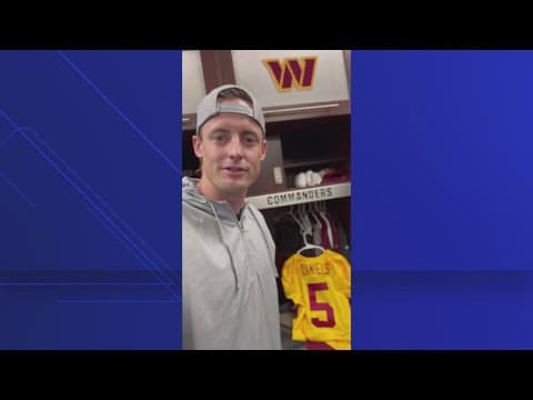 Commanders welcome back Jayden Daniels, share his jersey number