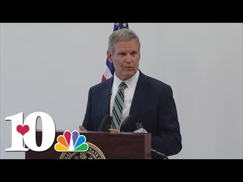 Tennessee Gov. Bill Lee speaks after special session on public safety ends
