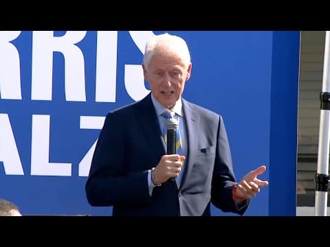 Bill Clinton full speech at campaign rally for Kamala Harris in Georgia