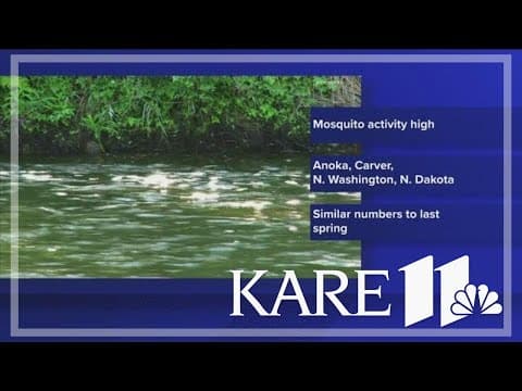 Several counties seeing high mosquito activity