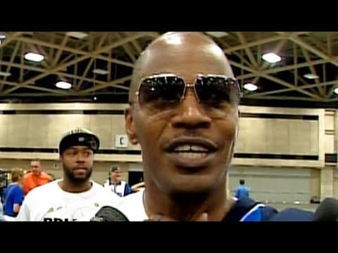 Texas native Jamie Foxx talks about his love for Mavs during team's 2011 NBA Championship Parade