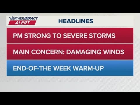 Columbus, Ohio weather forecast for April 14, 2025 | Possible strong storms in the afternoon