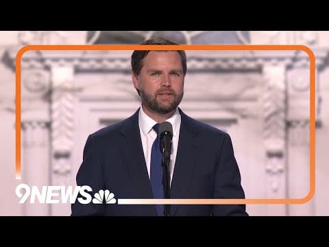 J.D. Vance Pledges to Serve 'Every American' as Vice President