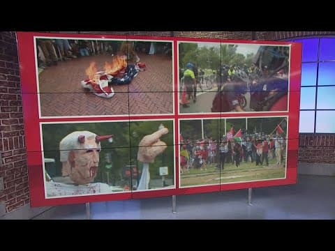 Protests over Israeli Prime Minister visit has turned violent